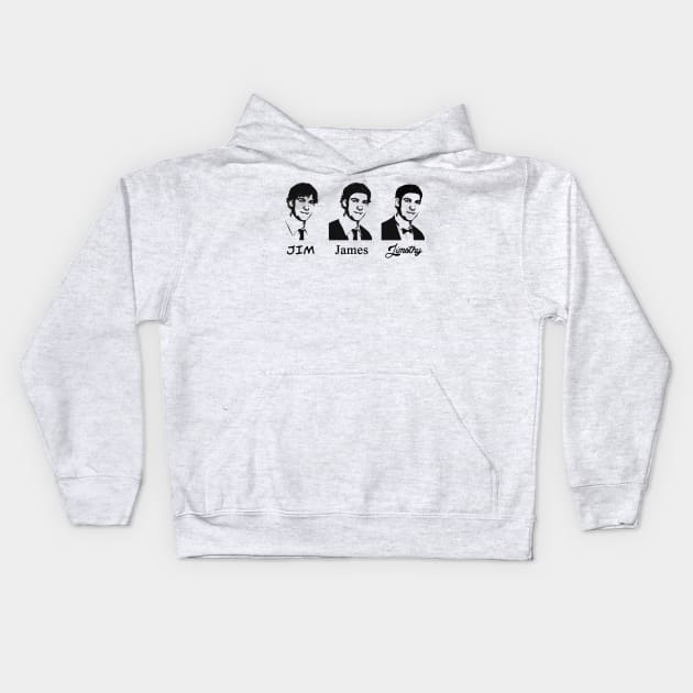 Jim James Jimothy Kids Hoodie by cheekenpeeg